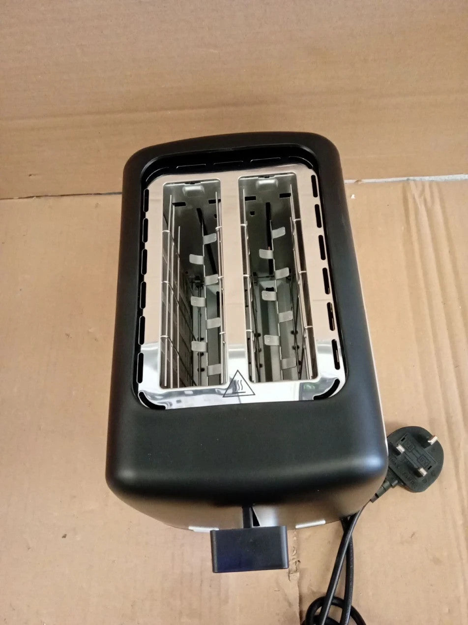 Amazon Basics Toaster 2 Slice 7 Shade Settings Removable Crumb Tray 800W Black