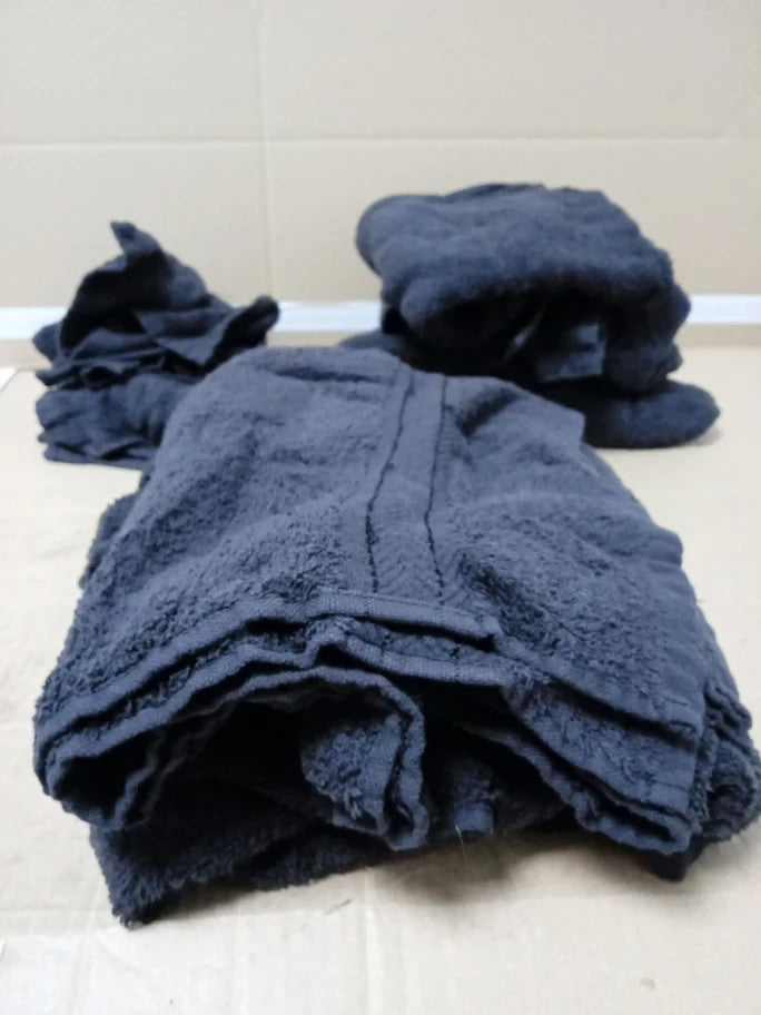 Gc Gaveno Cavailia 10Pcs Towel Bale Set Soft Absorbent Washable Black New