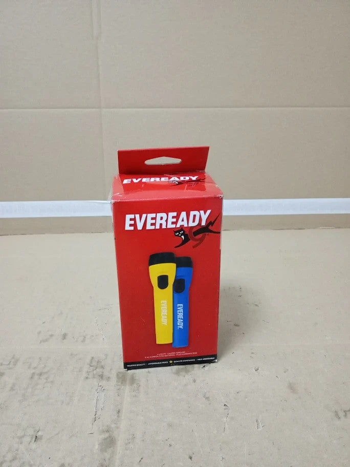 Eveready LED Torch Super Bright Flashlight Water Resistant Camping 4pc New