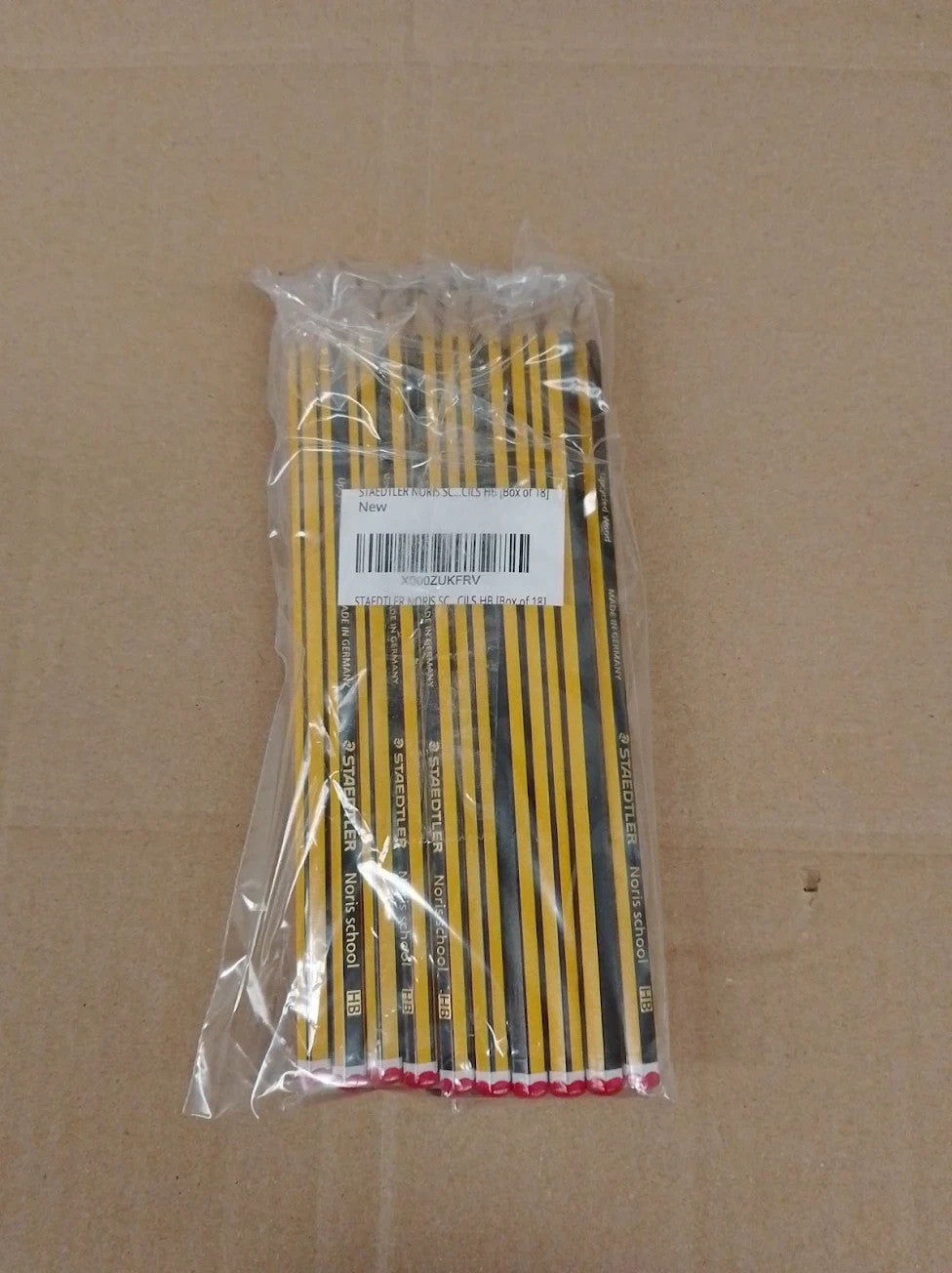 STAEDTLER NORIS SCHOOL PENCILS HB 18 Pieces Graphite Cedar Wood Erasable New