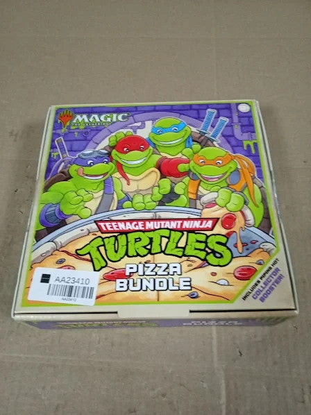 Magic The Gathering Teenage Mutant Ninja Turtles Pizza Bundle Collectible New