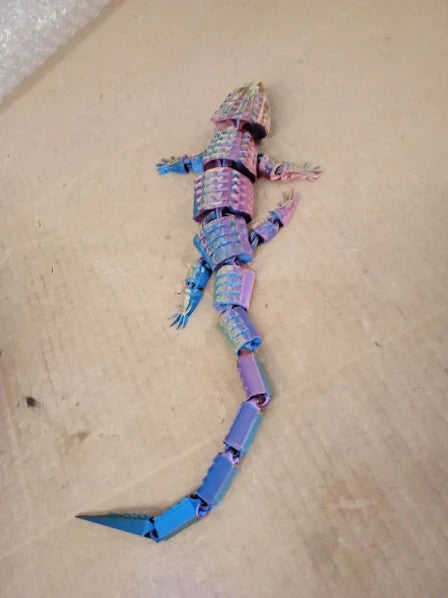 Rjw Design Store Large Reptile Fidget Toy Lizard Anxiety Stress 30.5x2.5x1.3cm