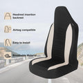 Autoyouth Simple Bucket Style Universal Car Seat Covers Front Beige New