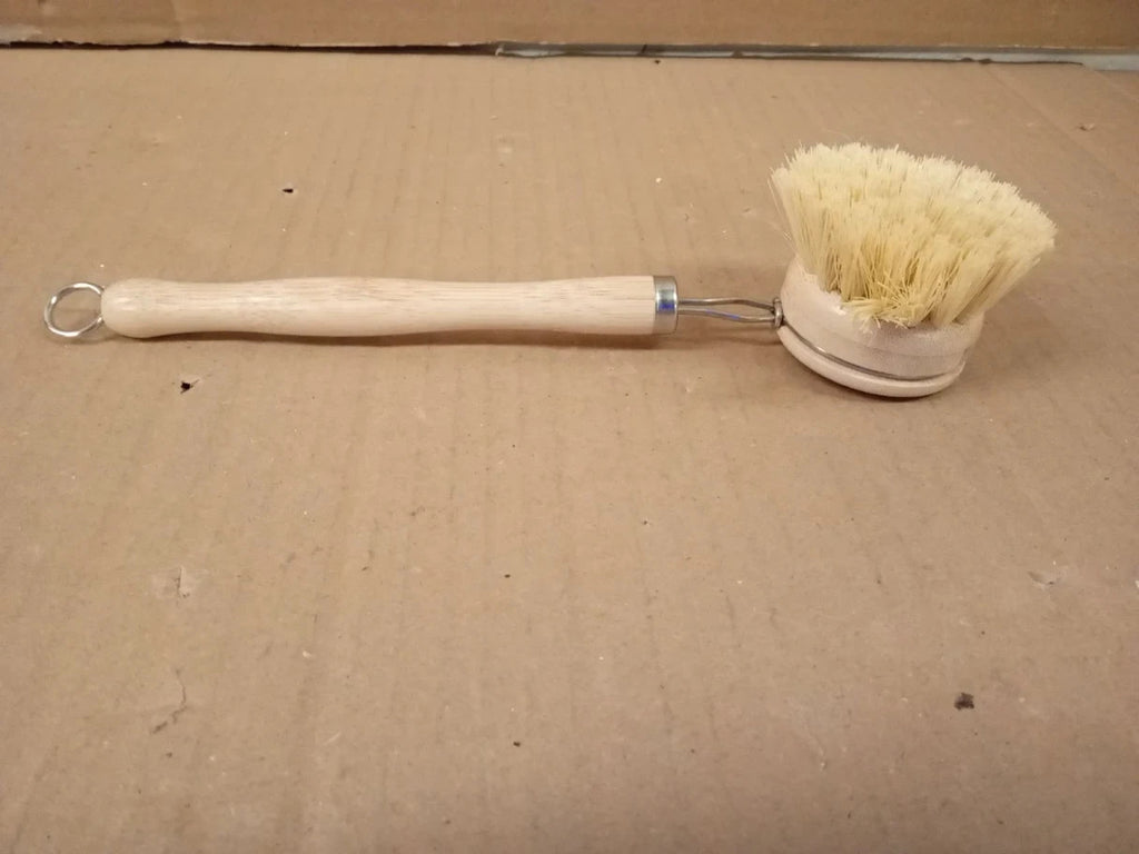 Eplanita Natural Dish Brush 3 Replacement Heads Kitchen Eco Bamboo Scrubber