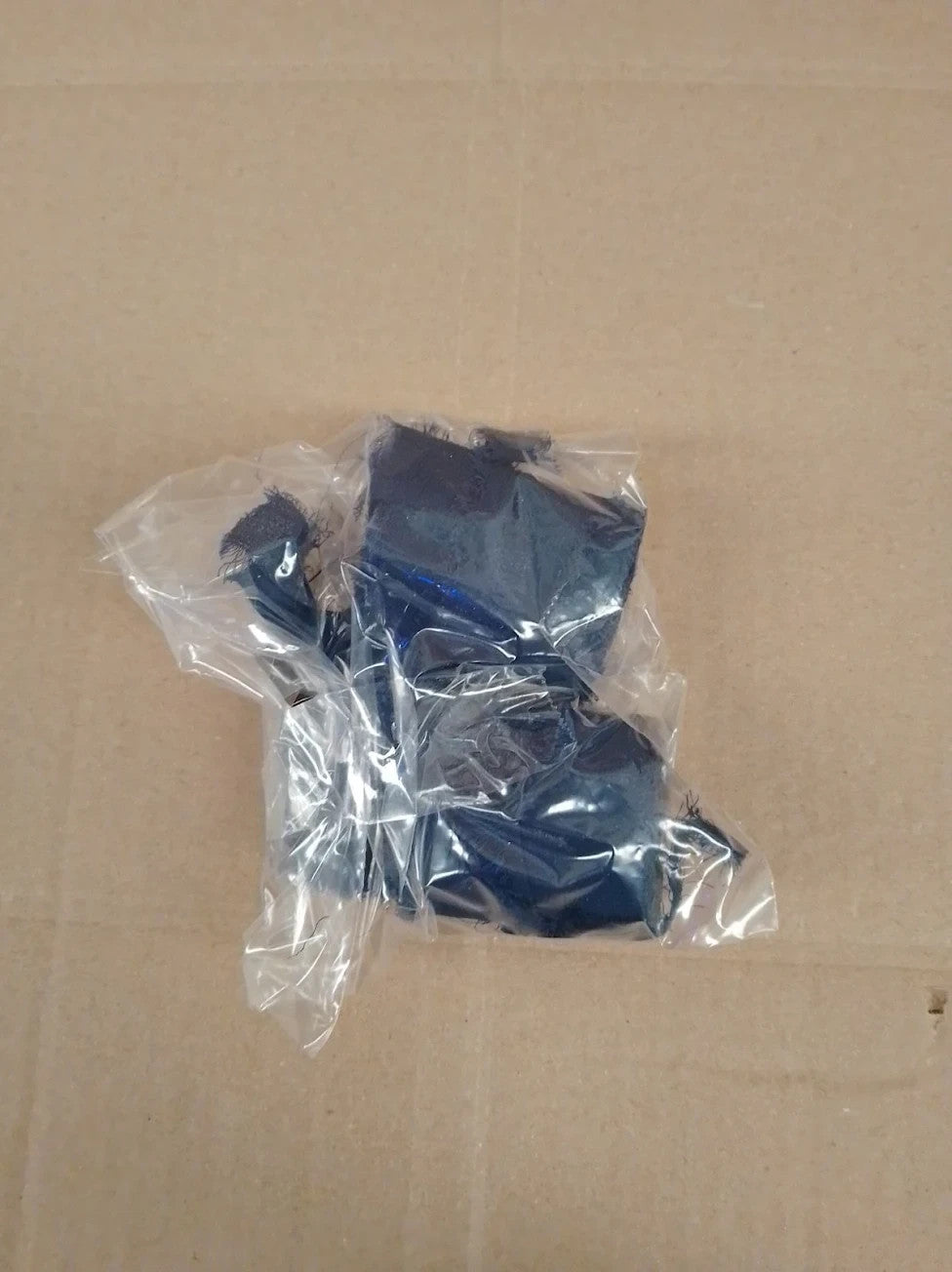 Navy Blue Chiffon Ribbon 3 Rolls 1.5"x5 Yards Navy Handmade Fringe Silk New