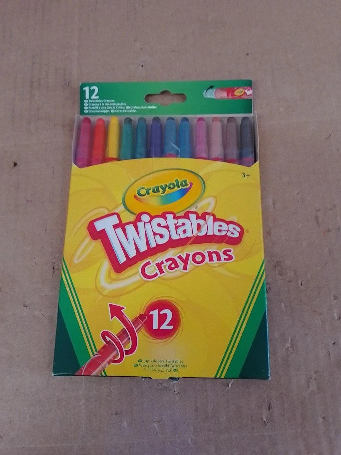 CRAYOLA Twistables Colouring Crayons Multicolor 12 Count Pack of 1 3+