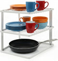 Joejis Kitchen 3 Tier No Wobble Plate Rack Cupboard Storage 19x25x24cm New