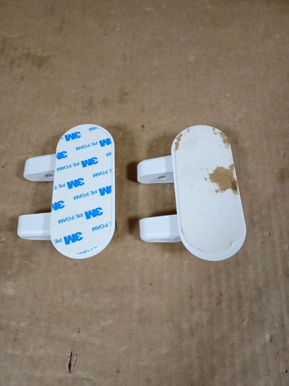 Woobroo Door Lever Safety Lock 2 Pieces Handle Locks Without Drilling White