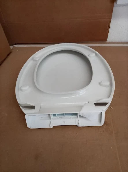 Argos Home Tongue Groove Style Toilet Seat White 45x37.3x5.3cm New