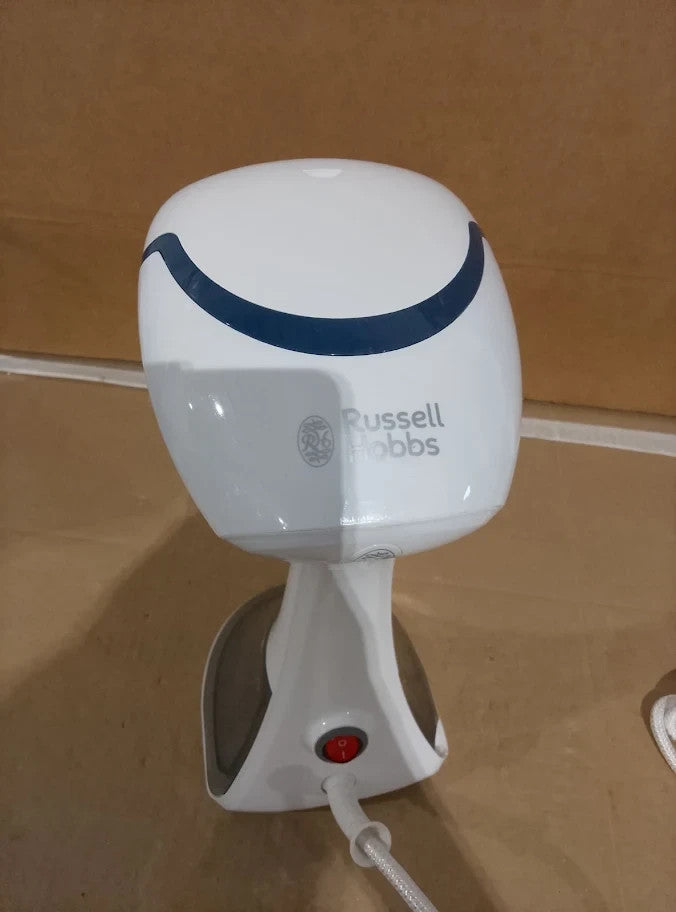 Russell Hobbs Steam Genie 2in1 Handheld Clothes Steamer Ironing Option White New