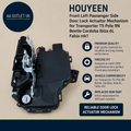 HouYeen Front Left Passenger Side Door Lock Actuator Mechanism Transporter
