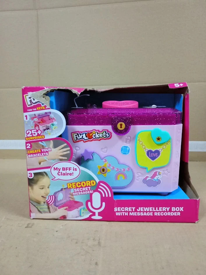 Funlockets Secret Jewellery Box Voice Recorder Kids Accessories & Activity New