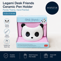 Legami Desk Friends Ceramic Pen Holder 11.2x11.4cm Panda Theme Hand Painted