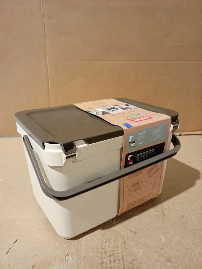 Tatay Kitchen Food Waste Caddy 6L Organic Bin Smart With Support Bracket Screws