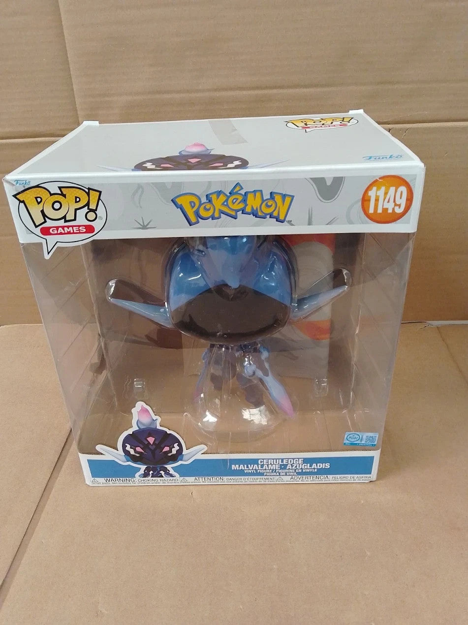 Funko Pop Jumbo Pokemon Ceruledge Collectable Vinyl Figure  Kids Adults Display