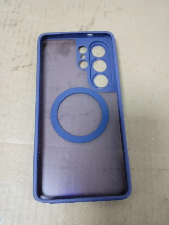 Samsung Silicone Magnet Phone Case Galaxy S26 Ultra Soft Touch Blue Violet