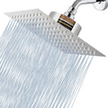 Voolan Rain Shower Head Filter High Flow Large Rainfall Heads Stainless New