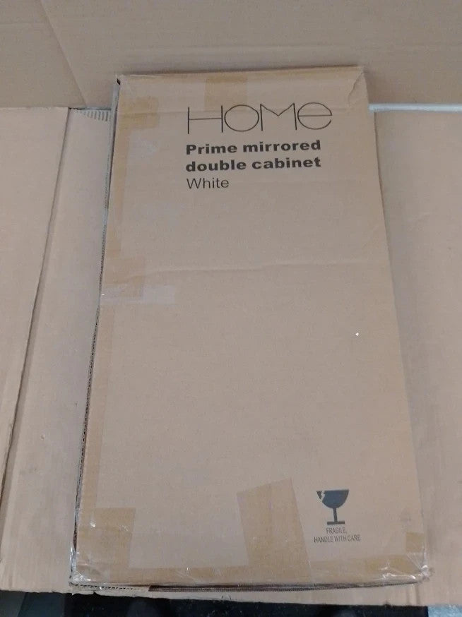 Argos Home Prime 2 Door Mirrored Cabinet Bathroom Storage Cabinet Design New
