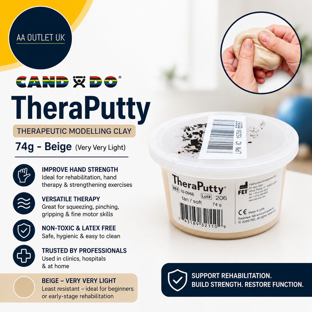 Cando TheraPutty Therapeutic Modelling Clay 2oz Very Light Beige