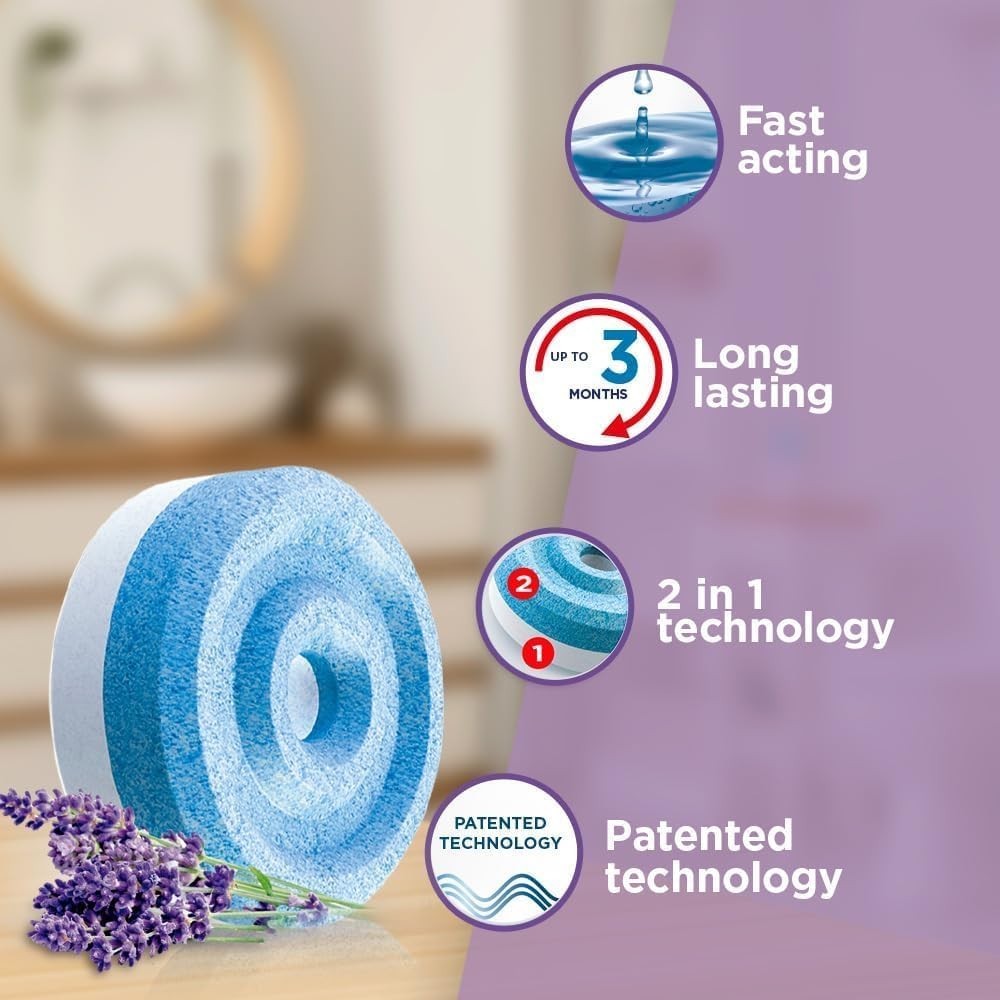 UniBond Aero 360° Moisture Absorber Lavender Refill Tab Aromatherapy 2pc New