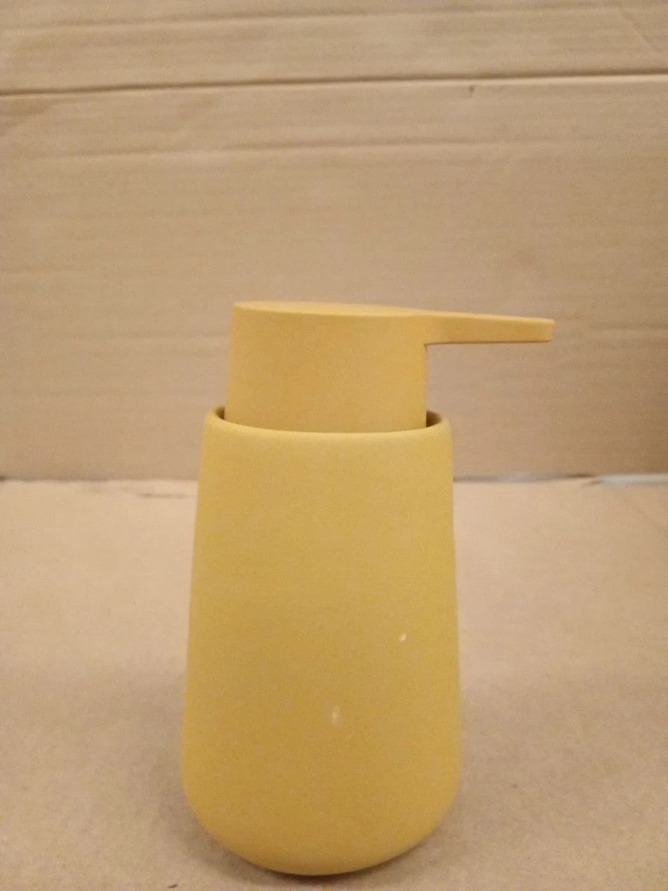 5 Five Simply Smart Cocoon Sav Mout Dispenser Mustard Nickle Free 9.9x14.3x4.6cm