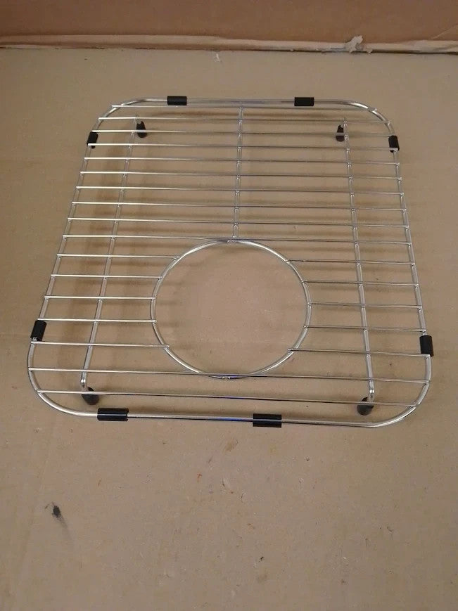 2Pack Stainless Steel Kitchen Sink Grid 13.2x11.6x1.2in Sink Protectors Rear New