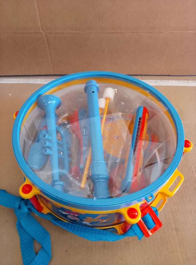LEXIBOOK Mickey Mouse Musical Instrument Set Kids Music Toy Blue Red Design