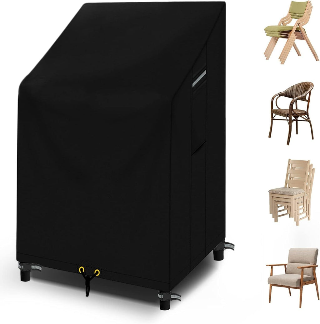 Richie Garden Chair Cover Stackable Waterproof 68x96x110/150cm Anti UV New