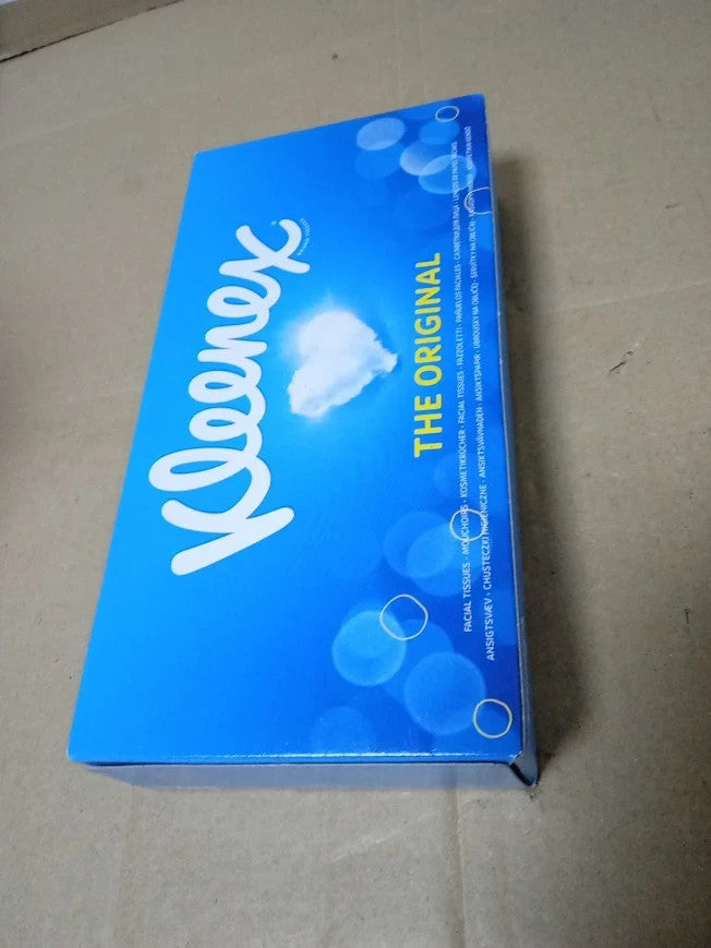 Kleenex Tissues Original Ultra Soft Single Box 72 Sheets 3 Ply New