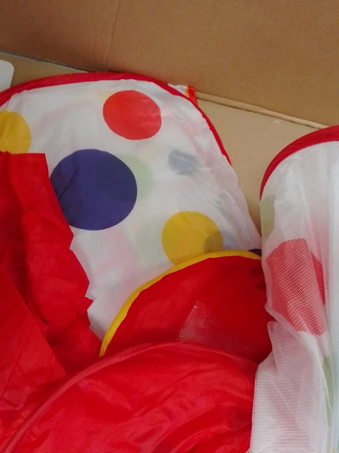 Maikehigh 3 In 1 Kids Play Tent Pop Up Crawl Tunnel Foldable Baby Ball Pit