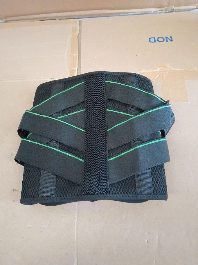 Freetoo Ergonomic Back Support Belt Unisex Lower Pain 7 Metal Stays Medium New