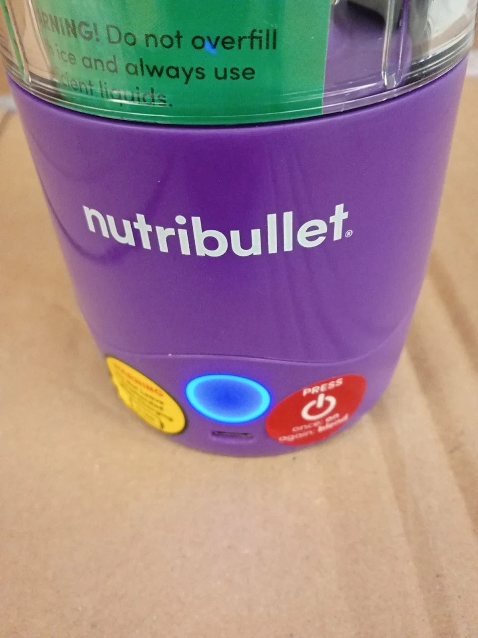 Nutribullet Portable Blender Purple Powerful Extractor Blade 475ml Cup To Go