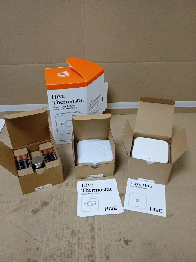 Hive Thermostat Heating Control Nano 3 Hub White Combi Boiler Required New