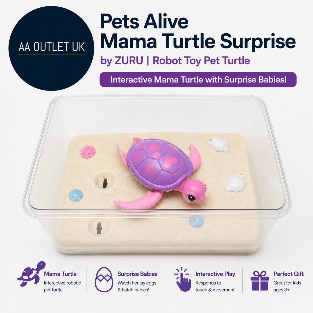 Zuru Pets Alive Mama Turtle Surprise Robot Toy Pet Fill Tank Swims 3+