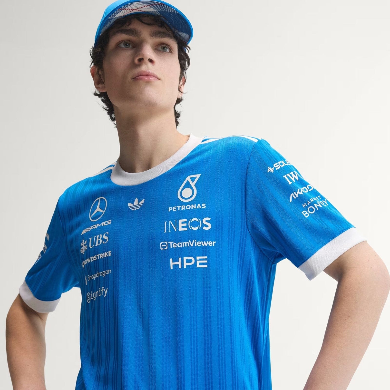 2026 Blue Wonder Authentic Adidas T-Shirt - Silverstone GP Special Edition 2XL