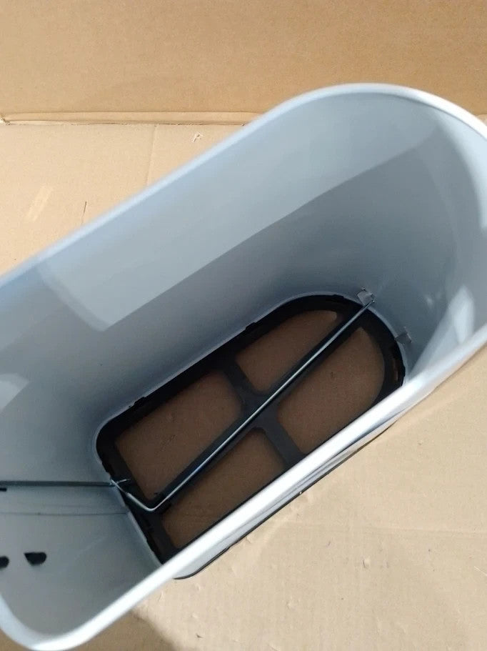 Beldray Bathroom Pedal Bin 5L Small Toilet Soft Closing Lid D Shaped Sanitary
