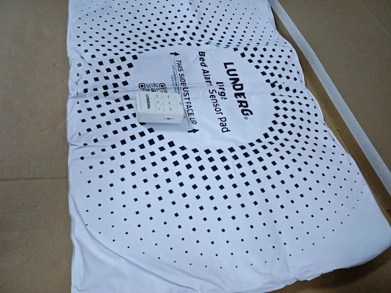 Lunderg Large Bed Alarm Elderly Adults Wireless Sensor Pad 20x30in New