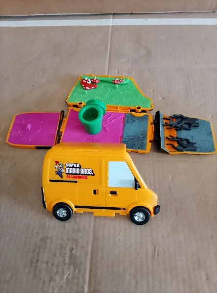 Super Mario Bros Movie Van Playset By Jakks Pacific Officially 1.25in New