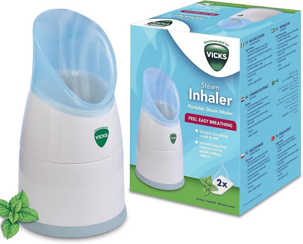 Vicks Personal Steam Inhaler V1300 Suitable During Cough Cold Season New