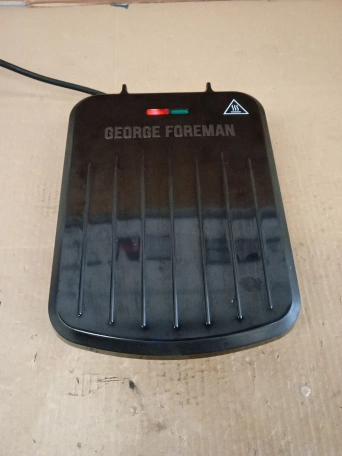 George Foreman Small Electric Fit Grill Non stick Healthy Griddle Toastie