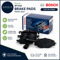 Bosch BP1505 Brake Pads Car Front Axle Quality Reduced Noise Dust ECER90 4 Pads