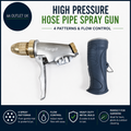 Ibergrif Hose Pipe Spray Gun High Pressure Hose Nozzle Heavy Duty Metal Garden