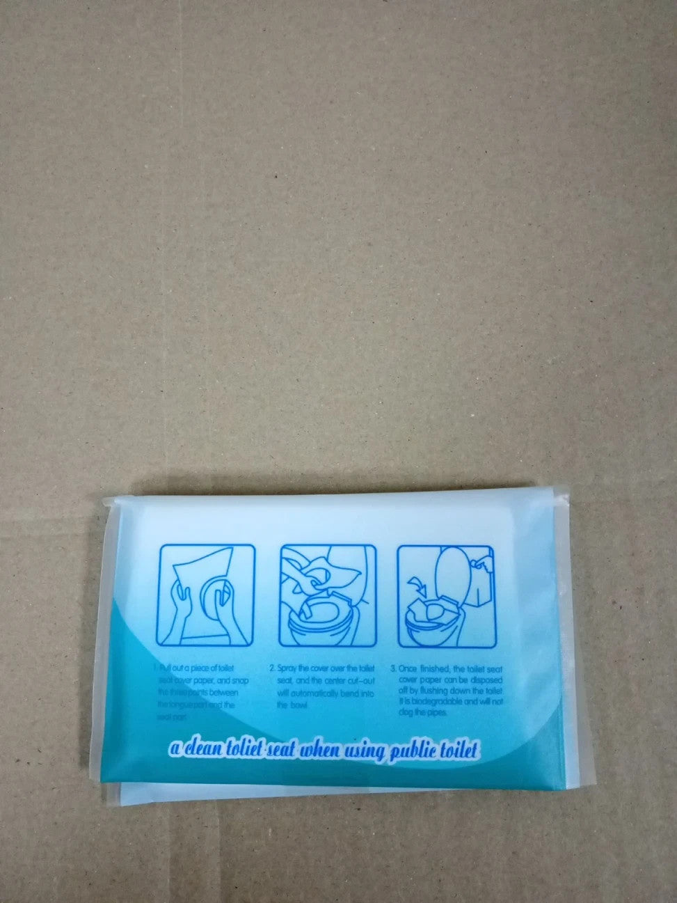 Ruitena 50 Disposable Toilet Seat Covers Flushable Portable Travel Friendly New