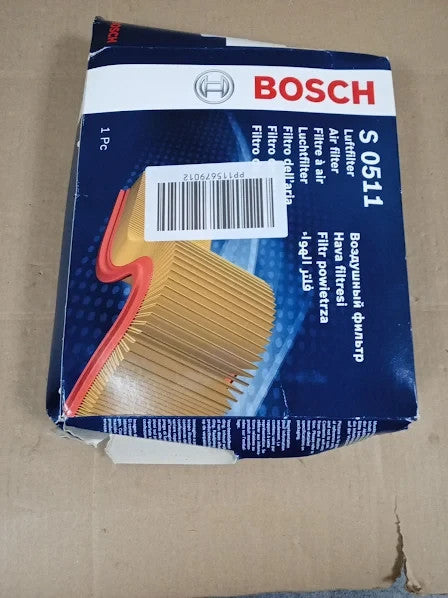 Bosch S0511 Car Air Filter Separates Particles Air Intake Moisture Resistant New