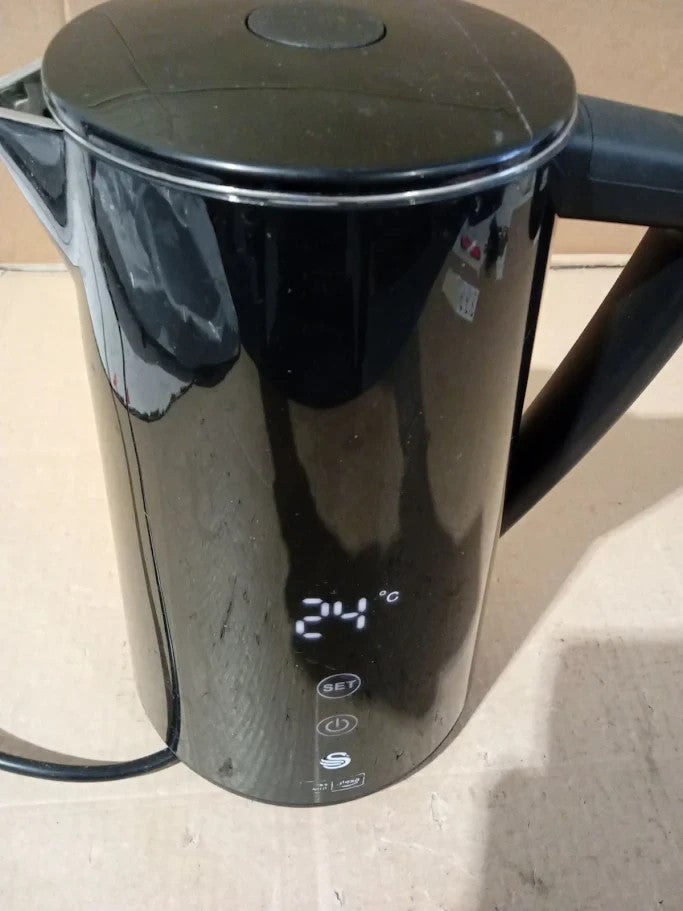 Swan Alexa Smart Kettle 1.5L Voice Controlled LED Touch Panel 6 SK14650BLKN