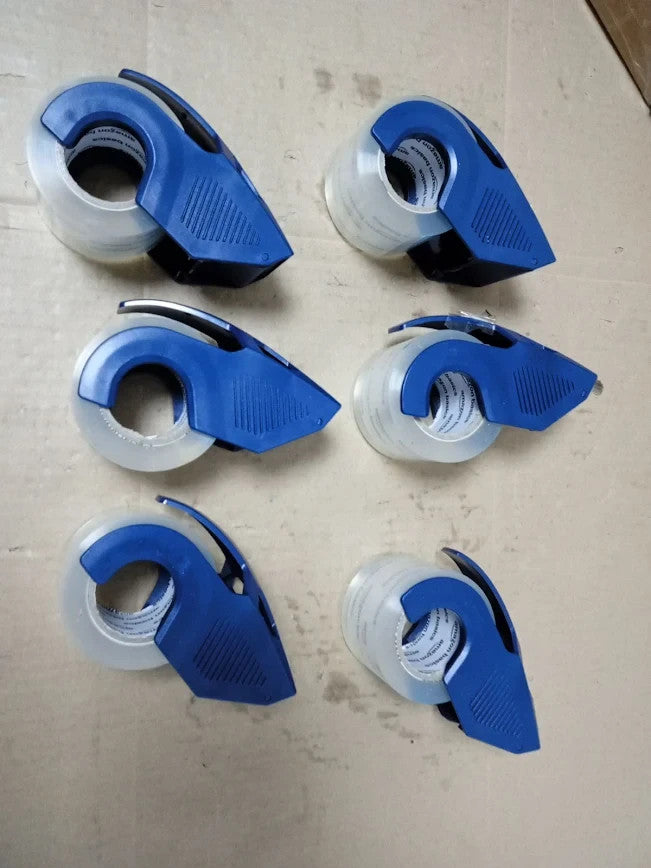 Amazon Basics Heavy Duty Packaging Tape Dispenser Shipping Moving Storing 6pc