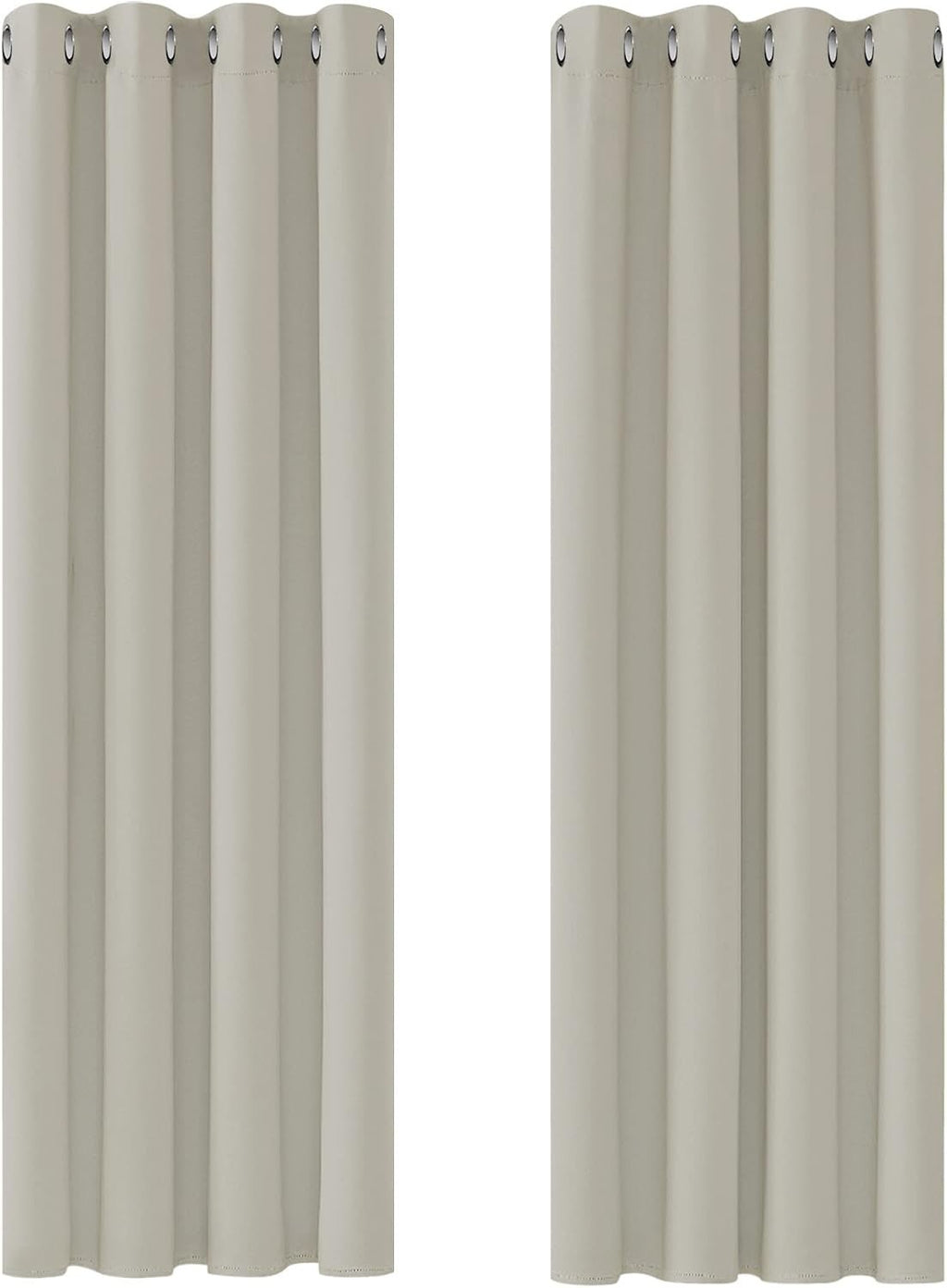 Deconovo Super Soft Solid Thermal Insulated Eyelet Room Darkening 55x69in New