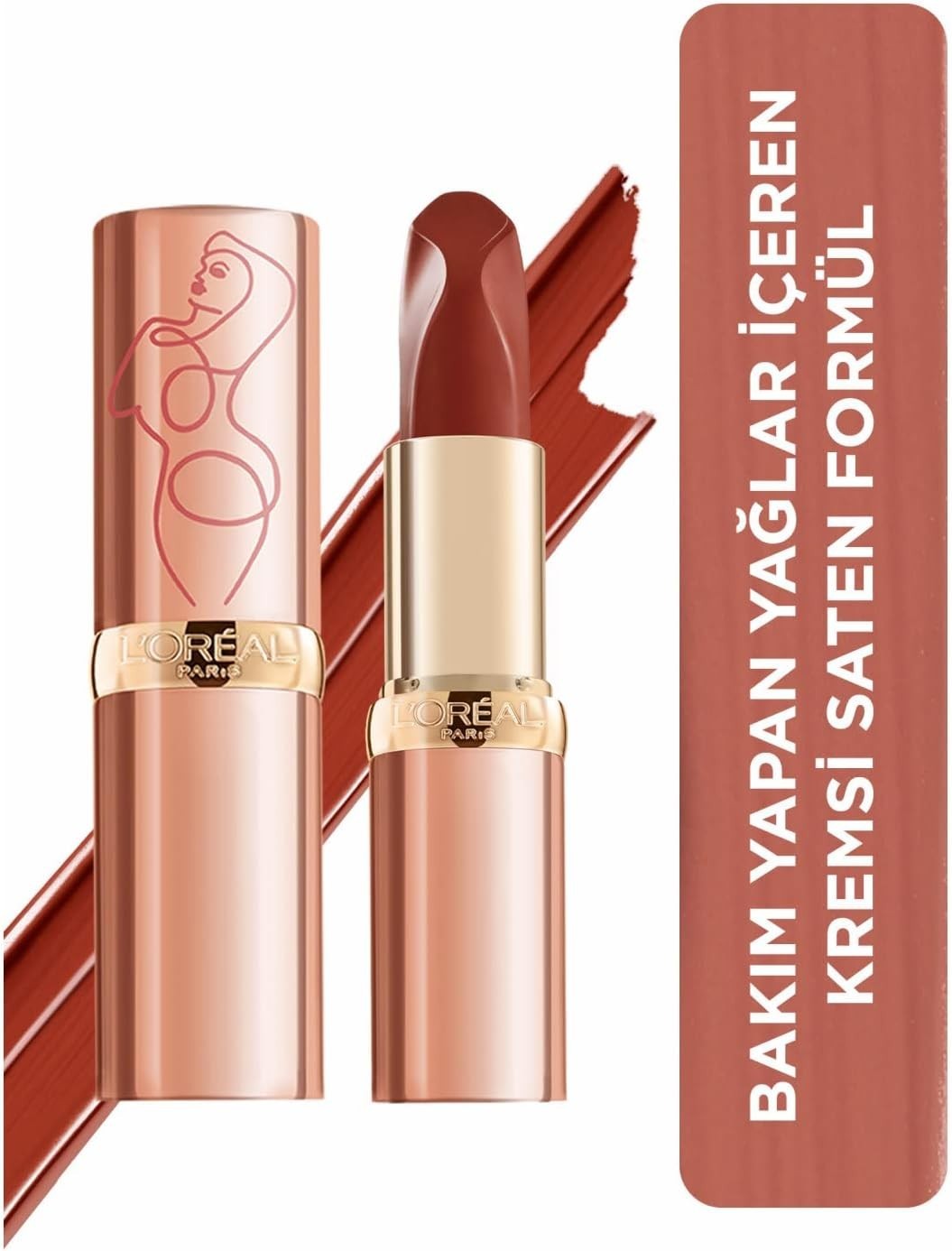 Loreal Paris Color Riche Satin Smooth Lipstick Moisturising Pure 182 Extreme New