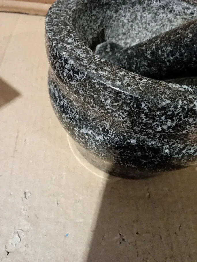 Cole & Mason Worcester Black Pestle Mortar Set Granite Spice Grinder 140mm New