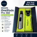 Philips OneBlade Pro 360 Beard Trimmer Shaver 14 Length Comb Storage Box New